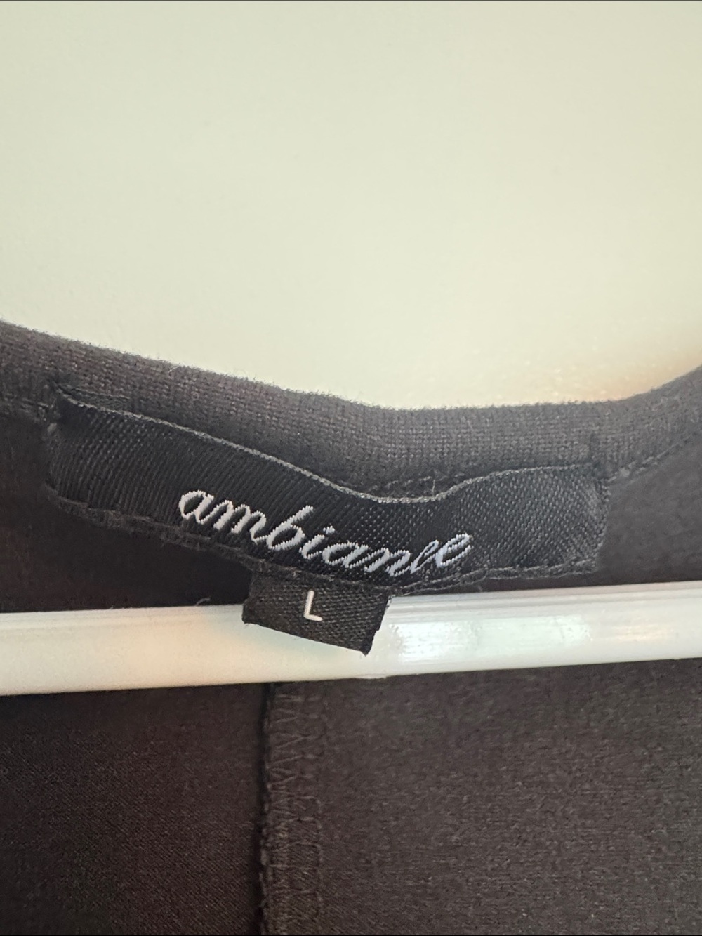 Ambiance Black Ruched Wrap Dress Size Large - Picture 3 of 5